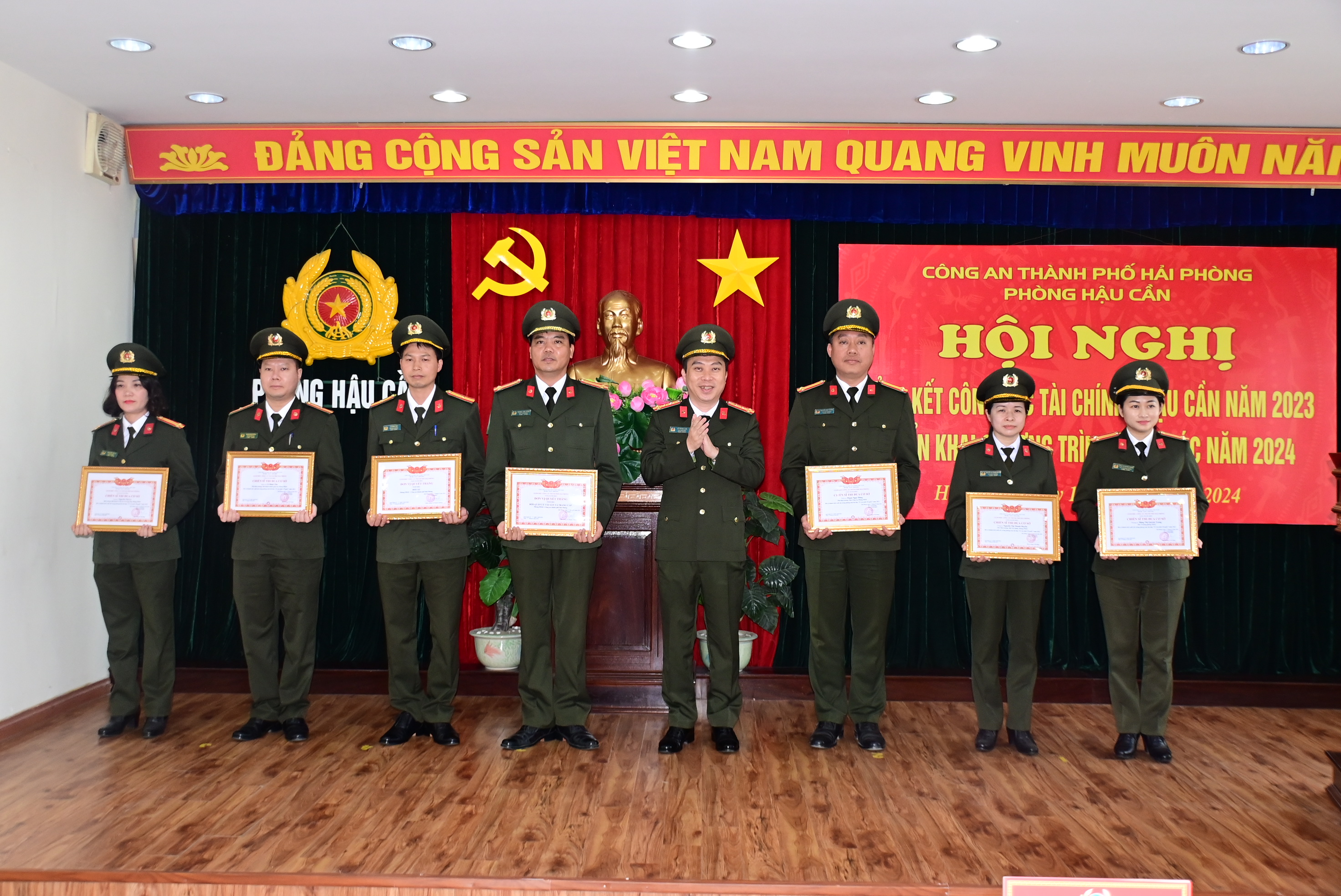 Phòng Hậu cần CATP triển khai nhiệm vụ công tác năm 2024